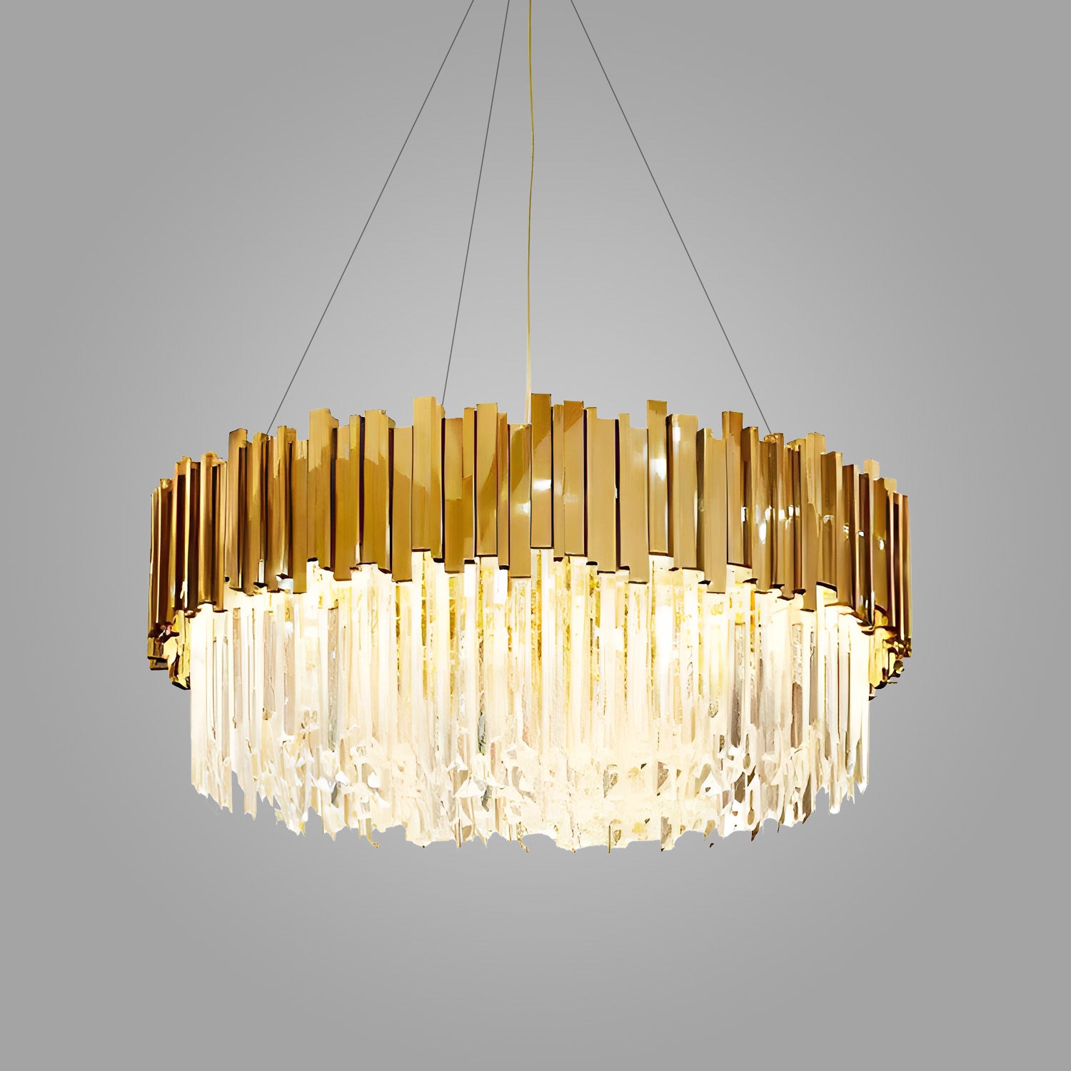 Golden Cascade Lumière Chandelier