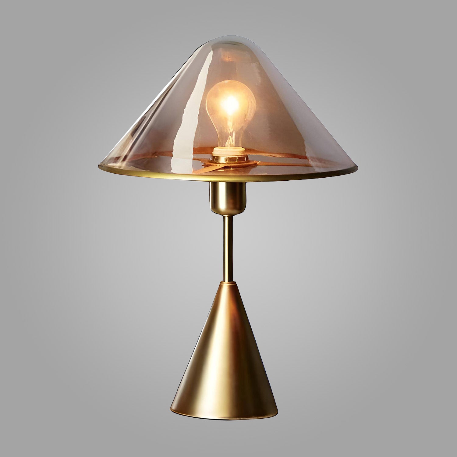 Gleaming Fungi Metal Table Lamp