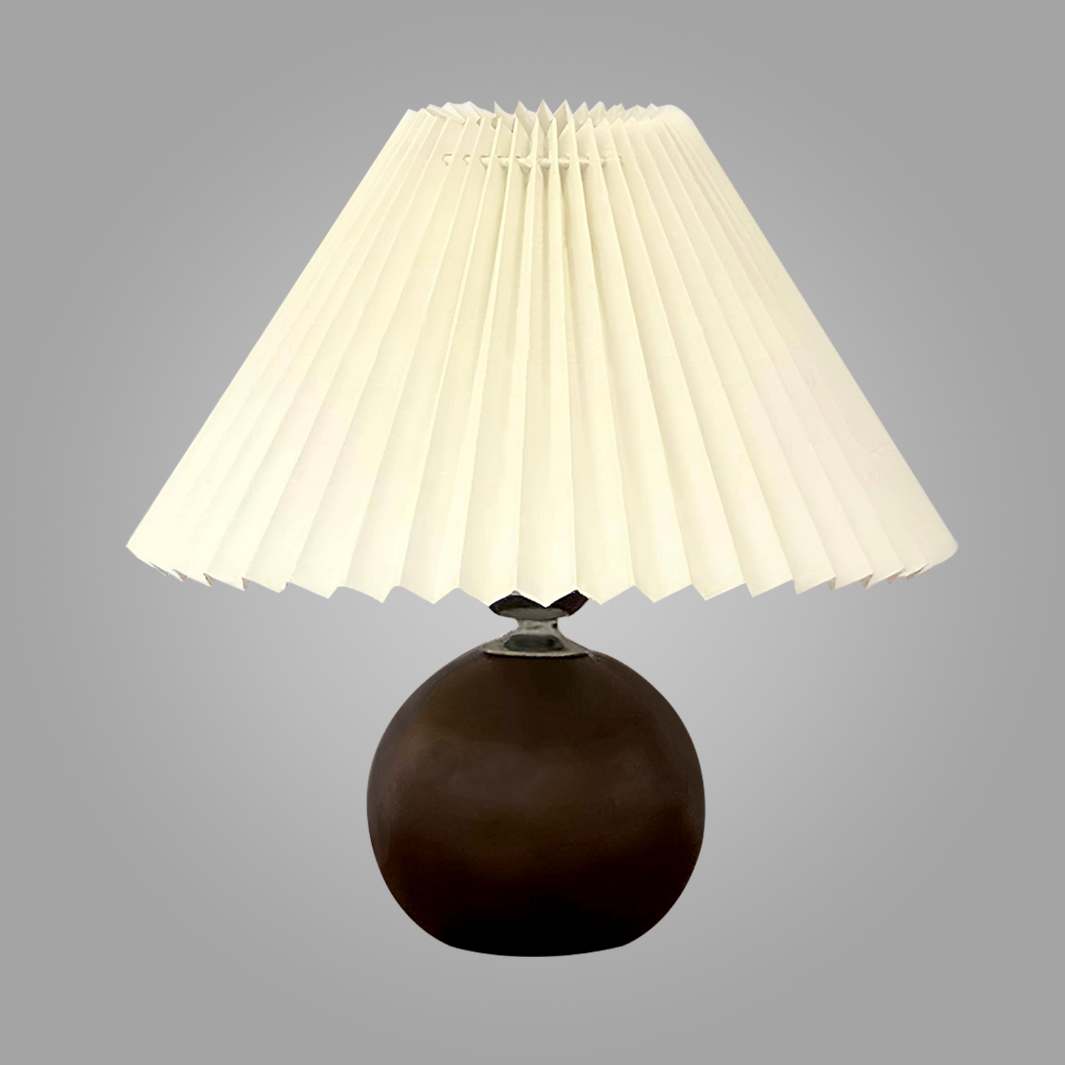 Classic Sphere Pleat Table Lamp