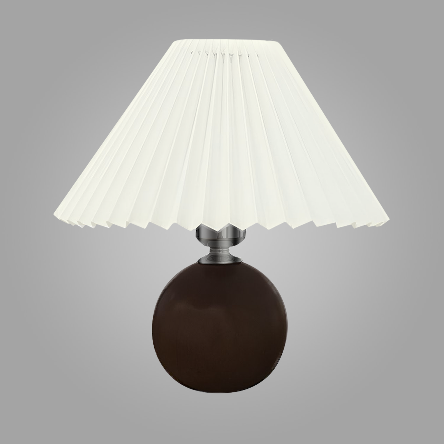 Classic Sphere Pleat Table Lamp