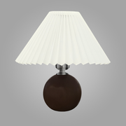 Classic Sphere Pleat Table Lamp