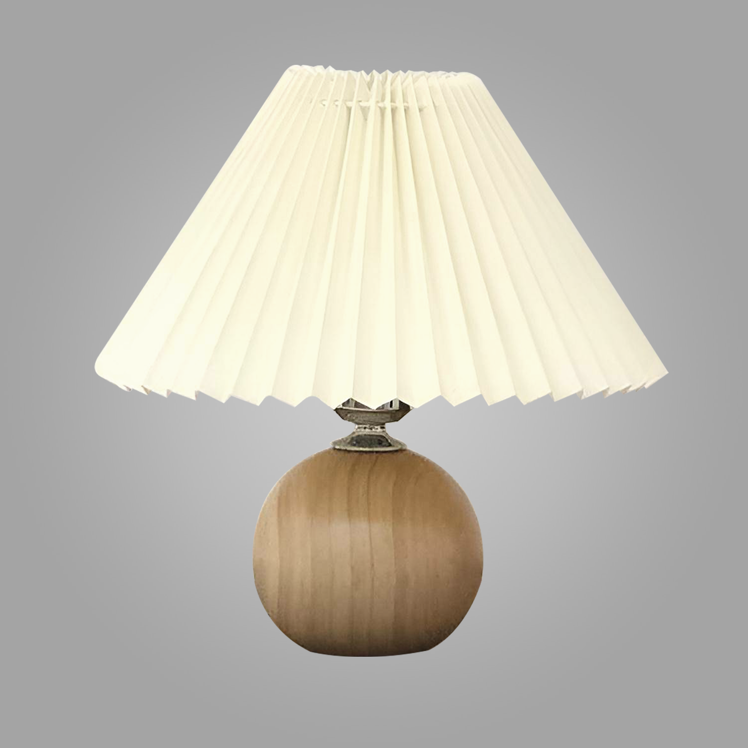 Classic Sphere Pleat Table Lamp