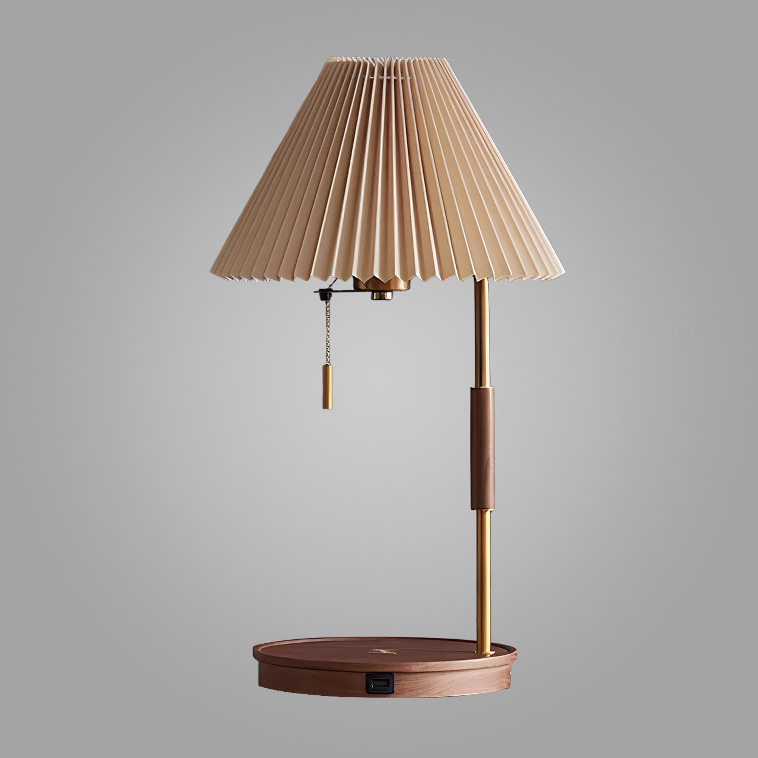 Amber Glow Vintage Table Lamp