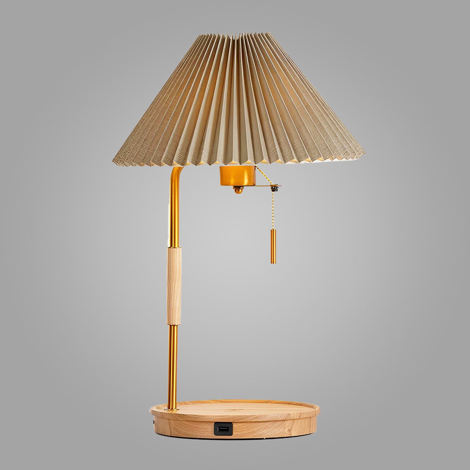 Amber Glow Vintage Table Lamp