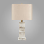 Ivory Tower Alabaster Table Lamp