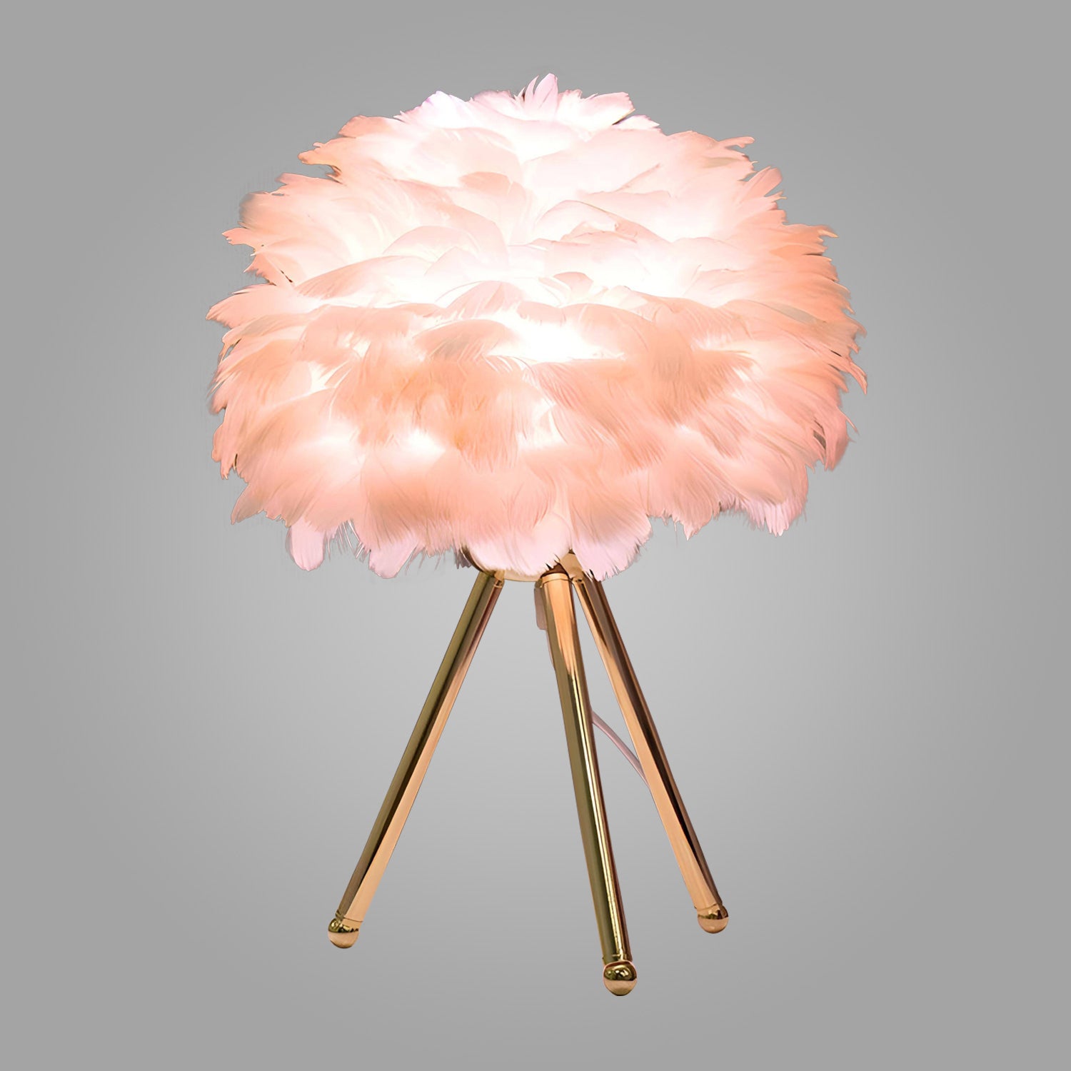 Plush Feather Dream Table Lamp