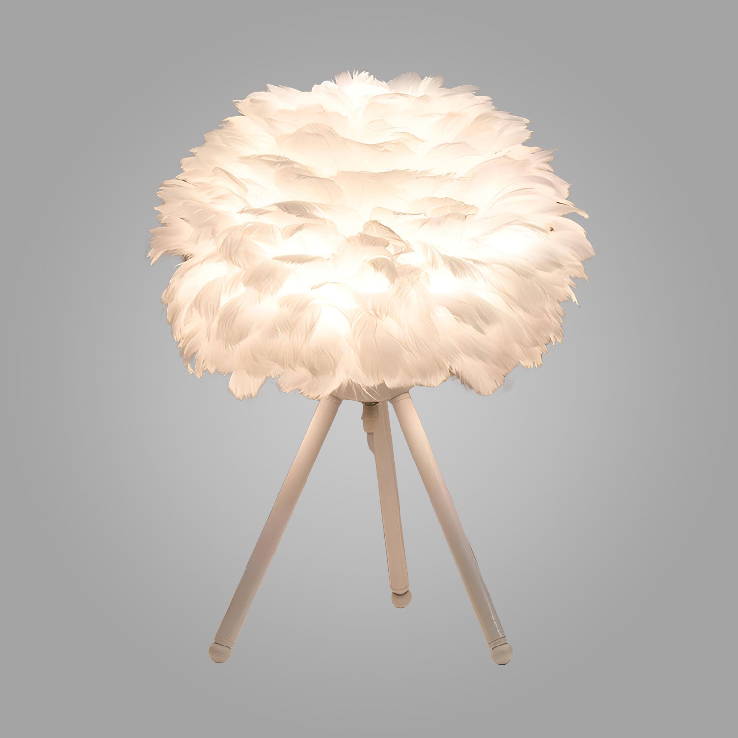 Plush Feather Dream Table Lamp