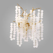 Crystal Cascade Elegance Wall Sconce