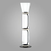 Luminous Columnar Glass Tower Floor lamp