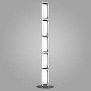 Luminous Columnar Glass Tower Floor lamp