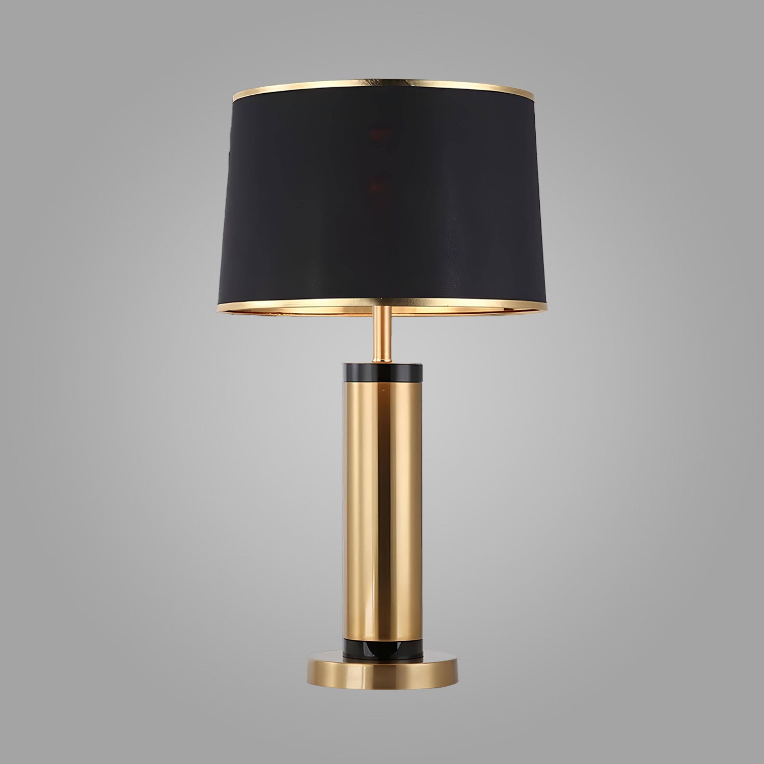 Midnight Gold Column Table Lamp