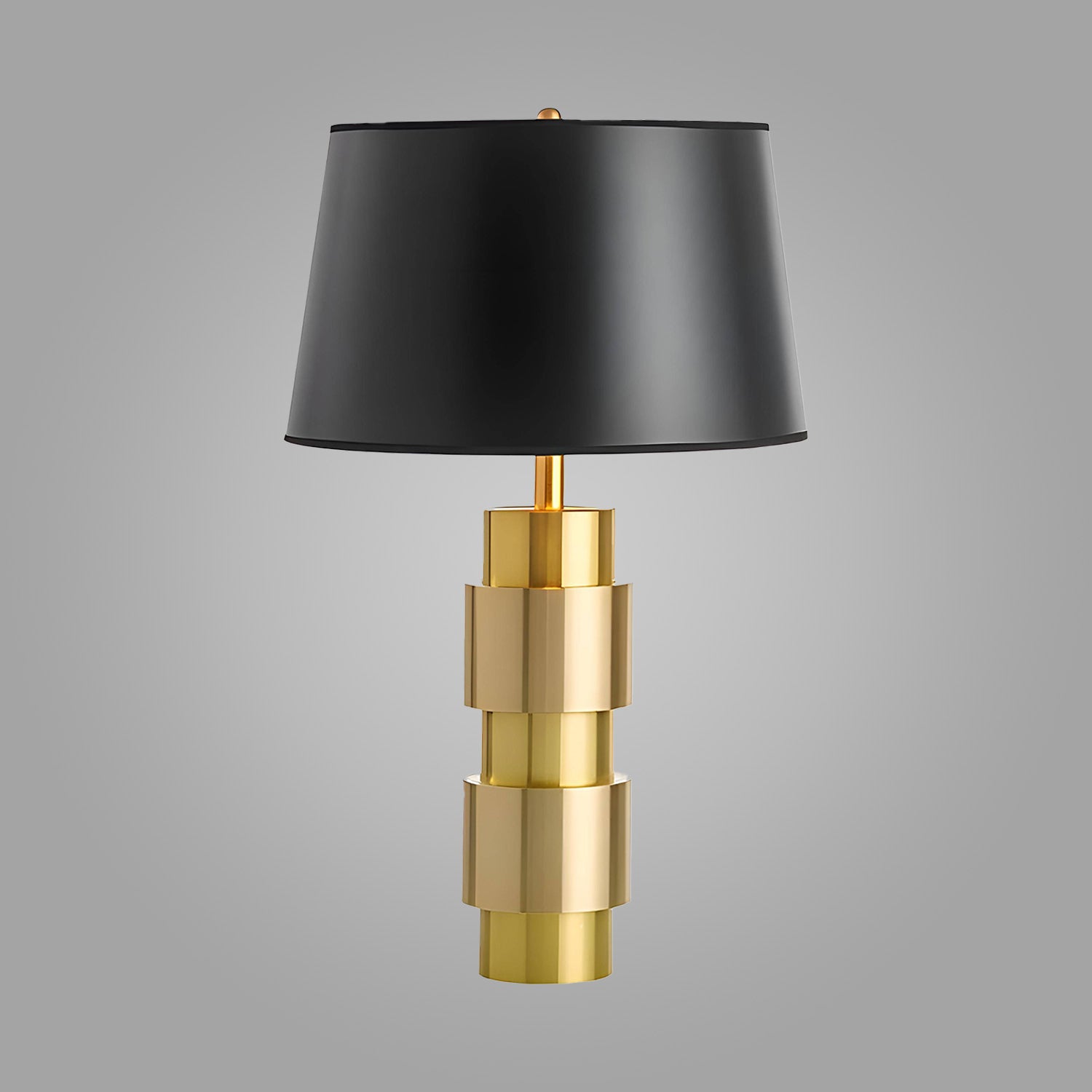 Modernist Luxe Stacked Table Lamp