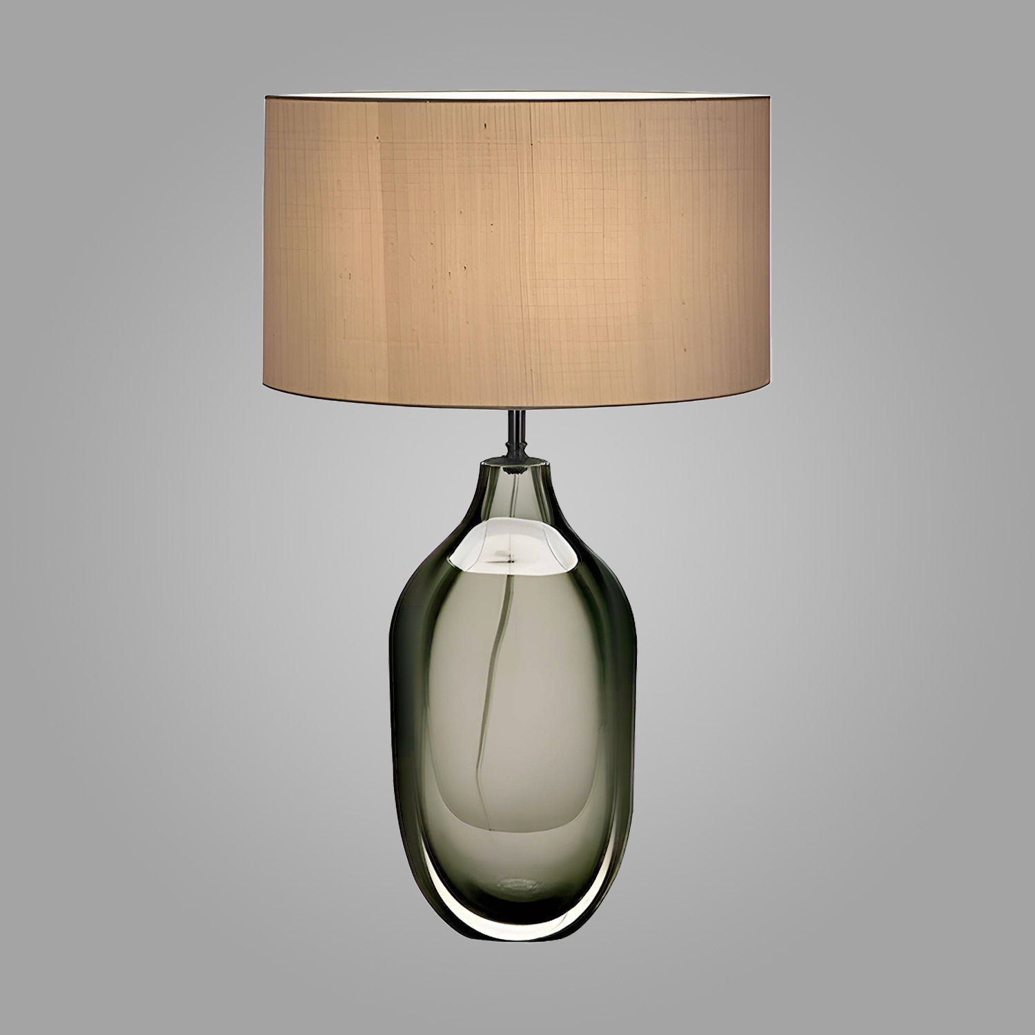 Lustrous Haze Glass Table Lamp