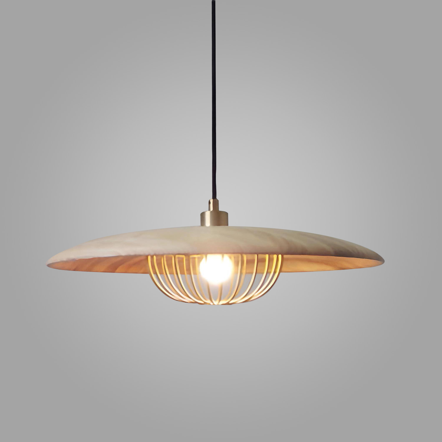 Espresso Halo Pendant Lamp