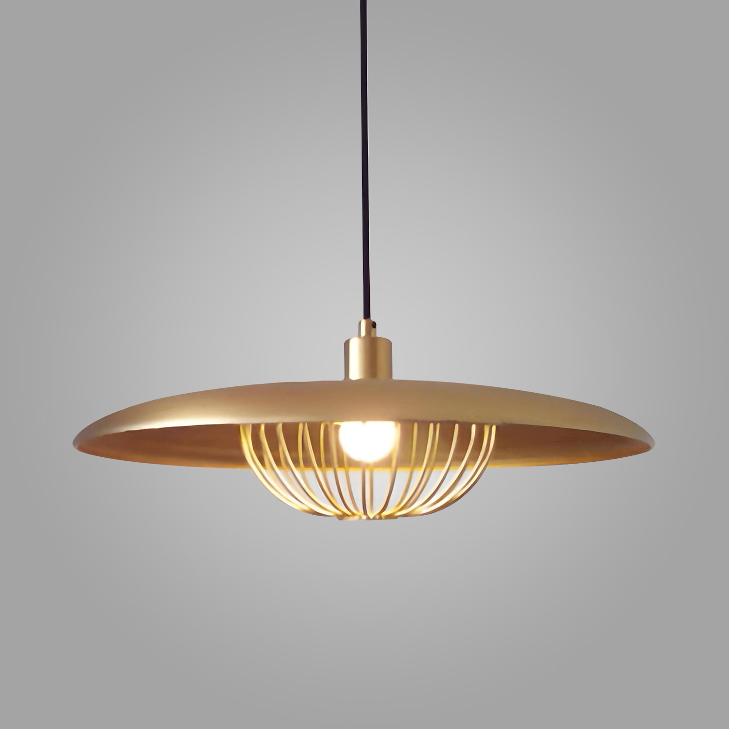 Espresso Halo Pendant Lamp