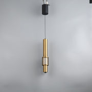 Cylindrical Hollow Mesh Pendant Light