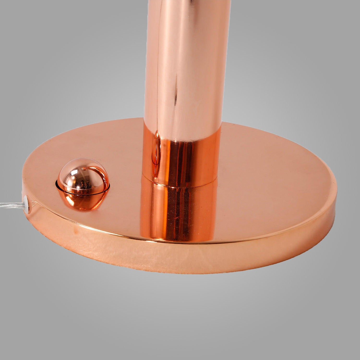 Copper Gleam Orb Floor Lamp