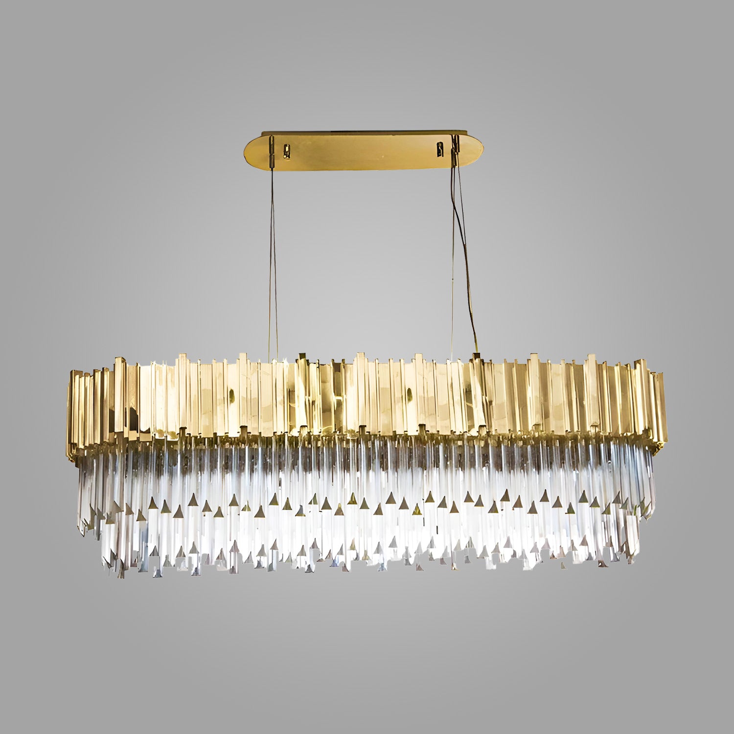 Golden Cascade Lumière Chandelier