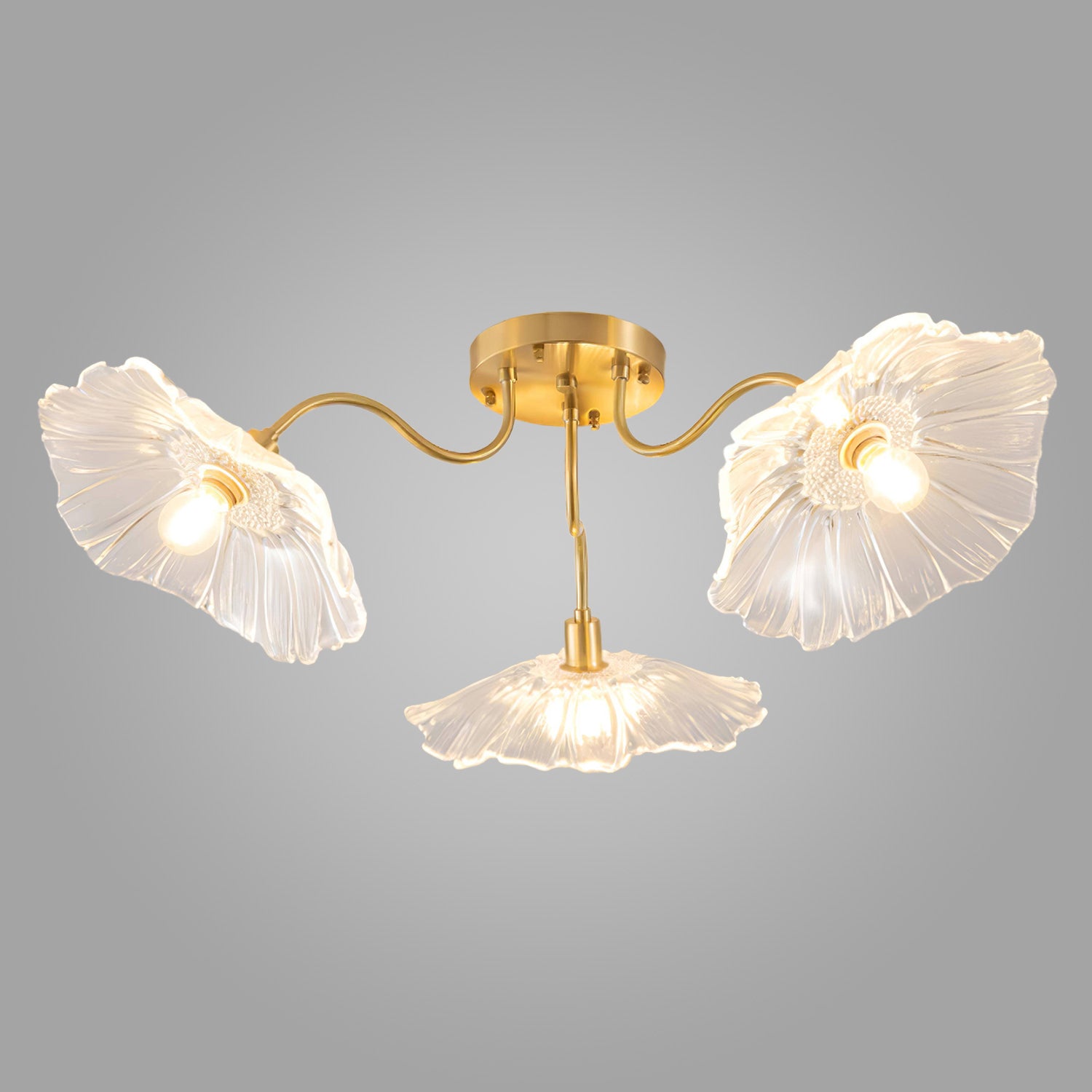 Elegant Blossom Glass Ceiling lamp