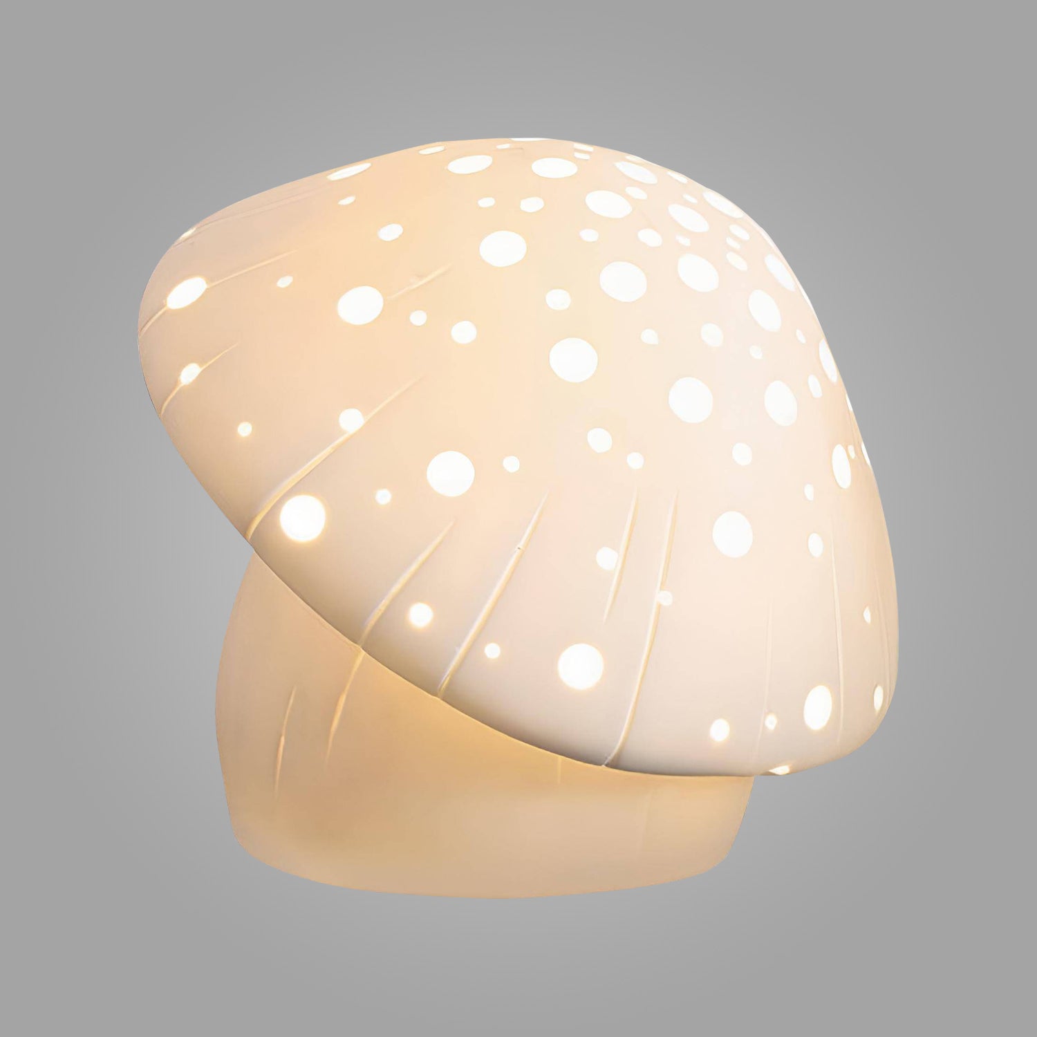 Luminous Toadstool Accent Table Lamp