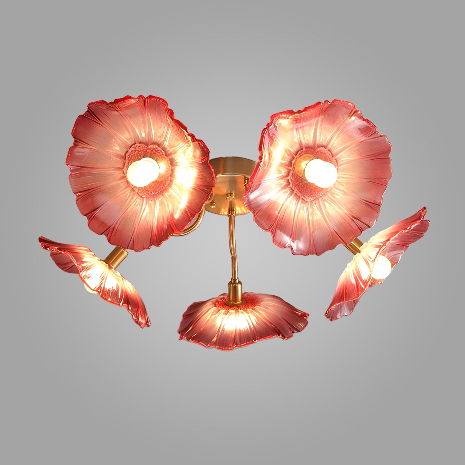 Elegant Blossom Glass Ceiling lamp