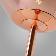 Copper Gleam Orb Floor Lamp