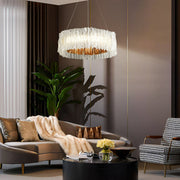 Accordeon Chandeliers - SilverWave Pendant Light