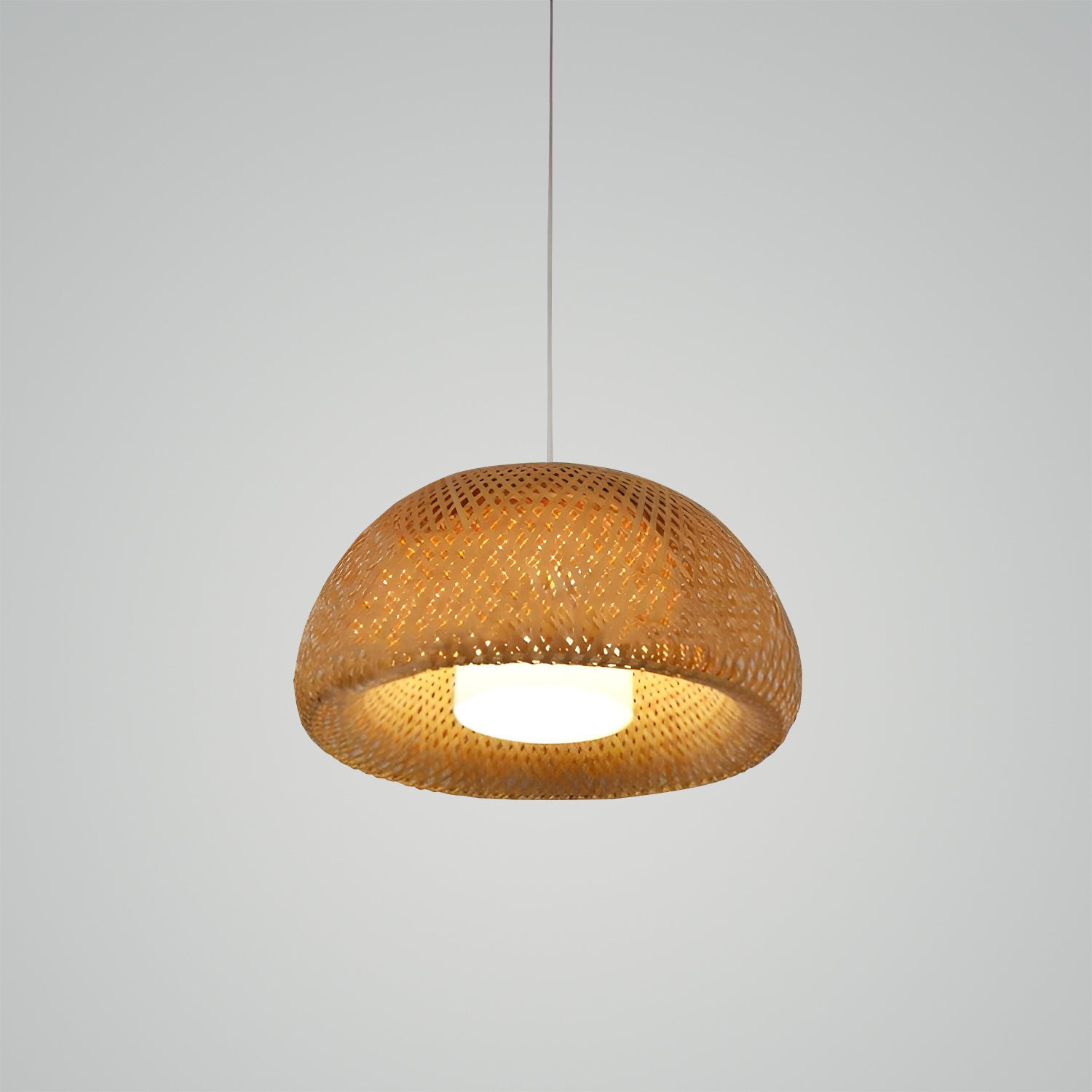 Bamboo Braided Pendant Lamp