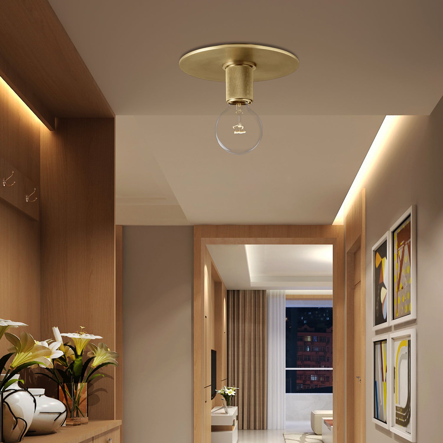 Aurum Apex Ceiling Light