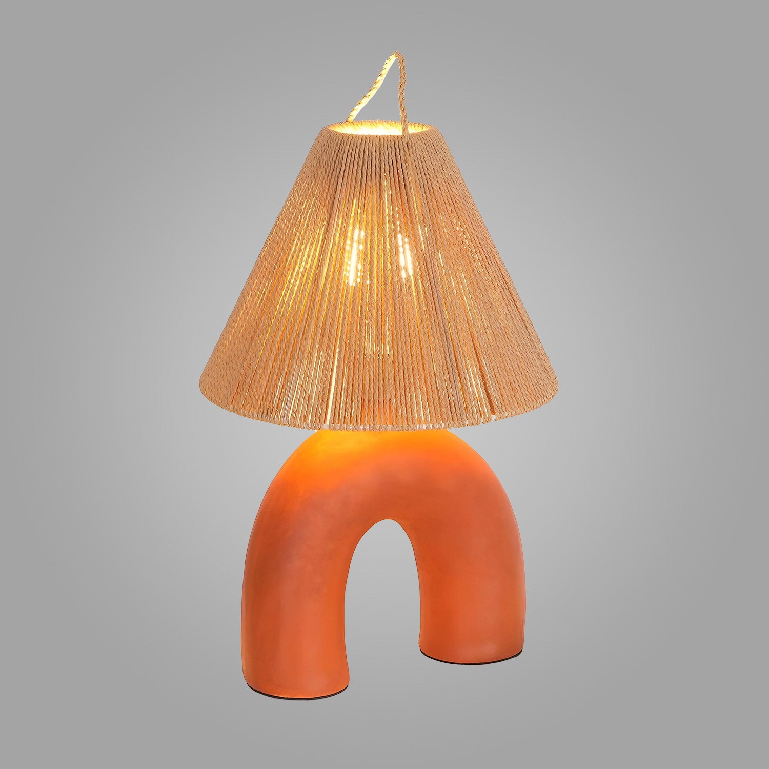 Amber Archway Table Lamp