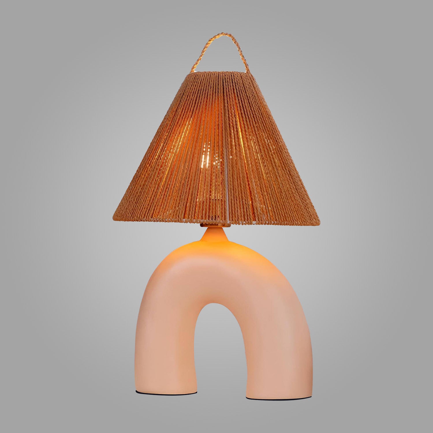 Amber Archway Table Lamp