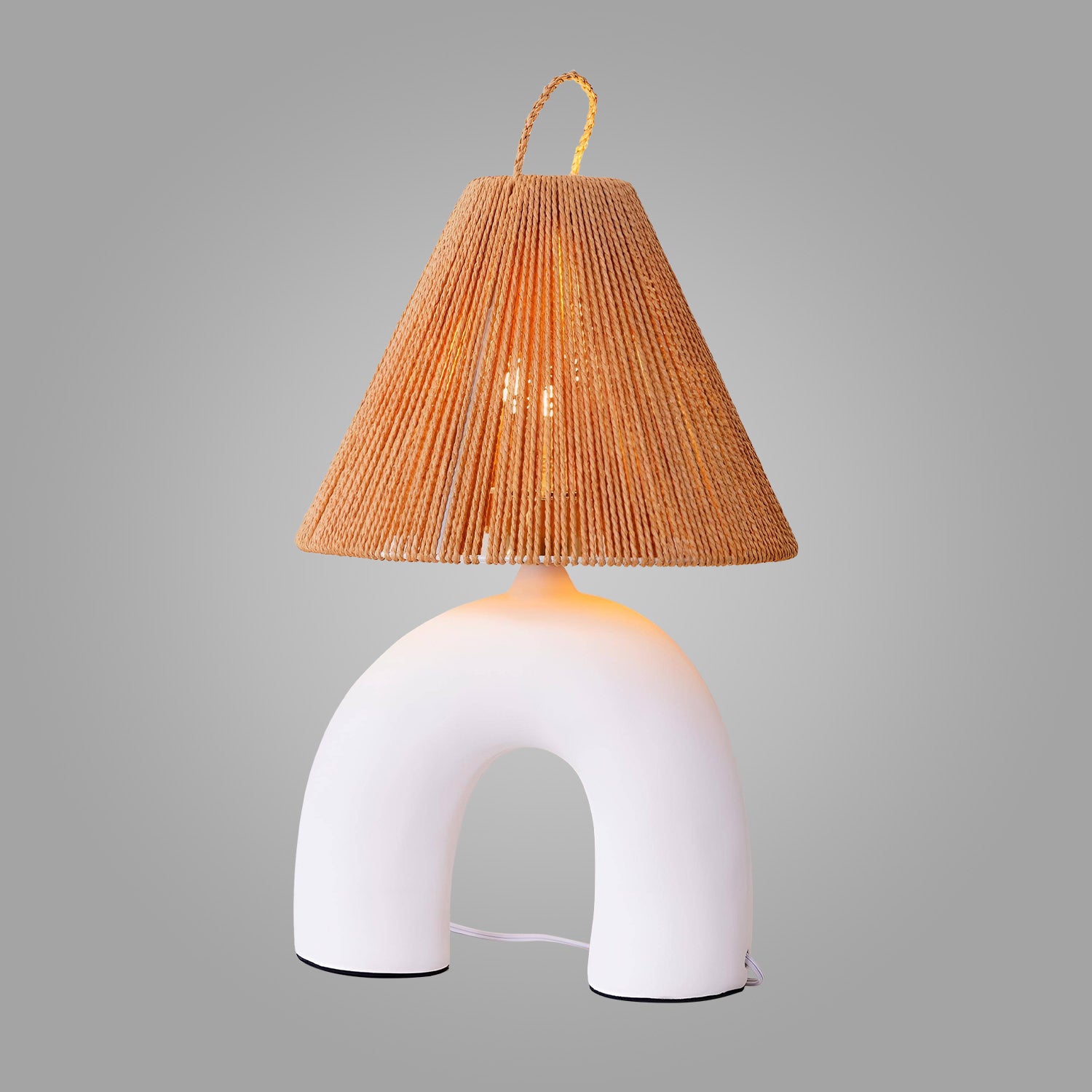 Amber Archway Table Lamp