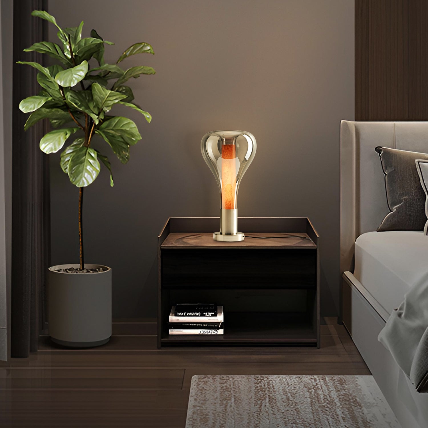 ERIS Table Lamp - Warmth Within Sculptural Lamp_LD004