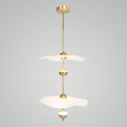 Envolee Double Biscuit Pendant Light