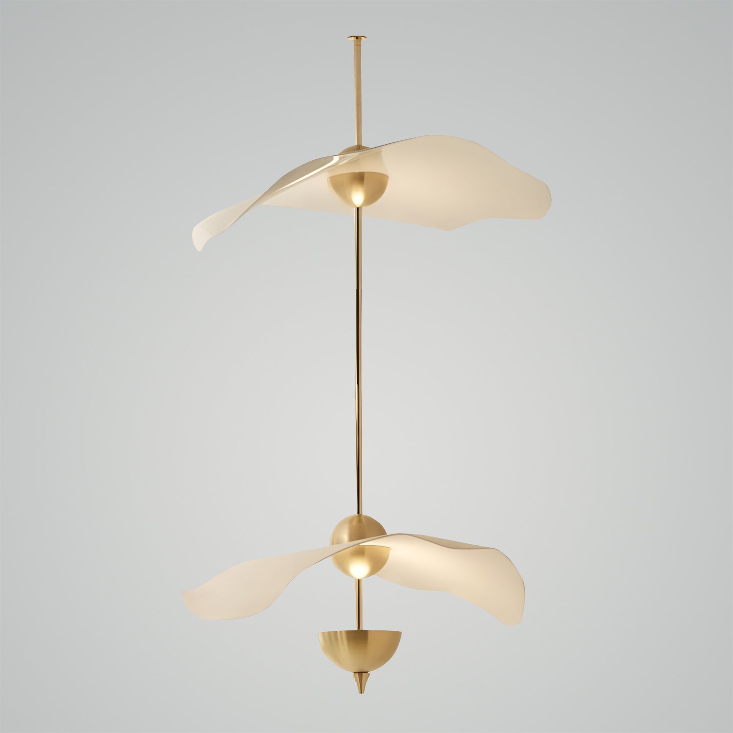 Envolee Double Biscuit Pendant Light