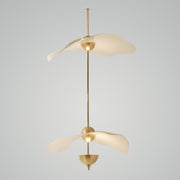 Envolee Double Biscuit Pendant Light