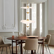 Envolee Double Biscuit Pendant Light