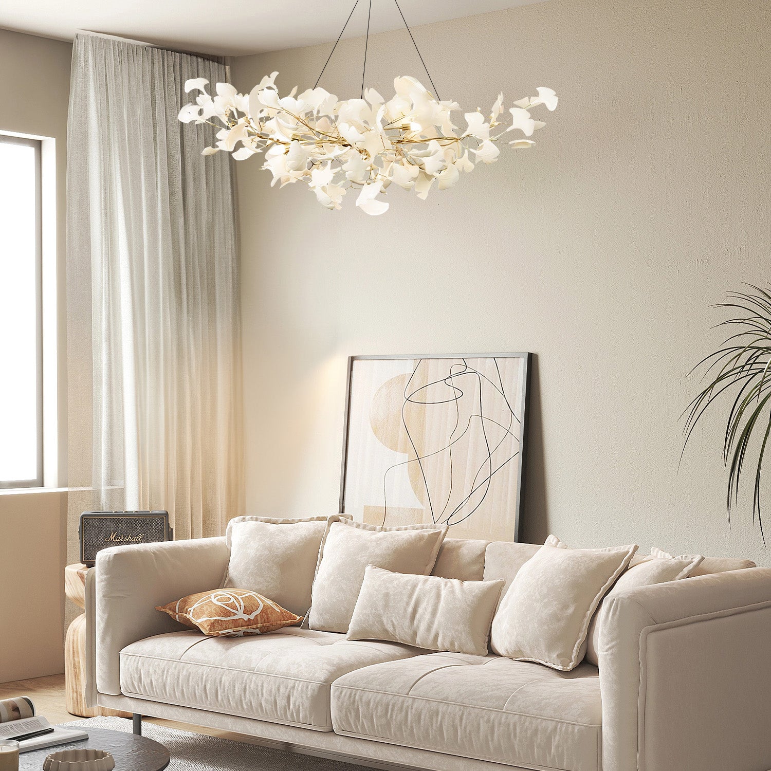 Gingko Chandelier B