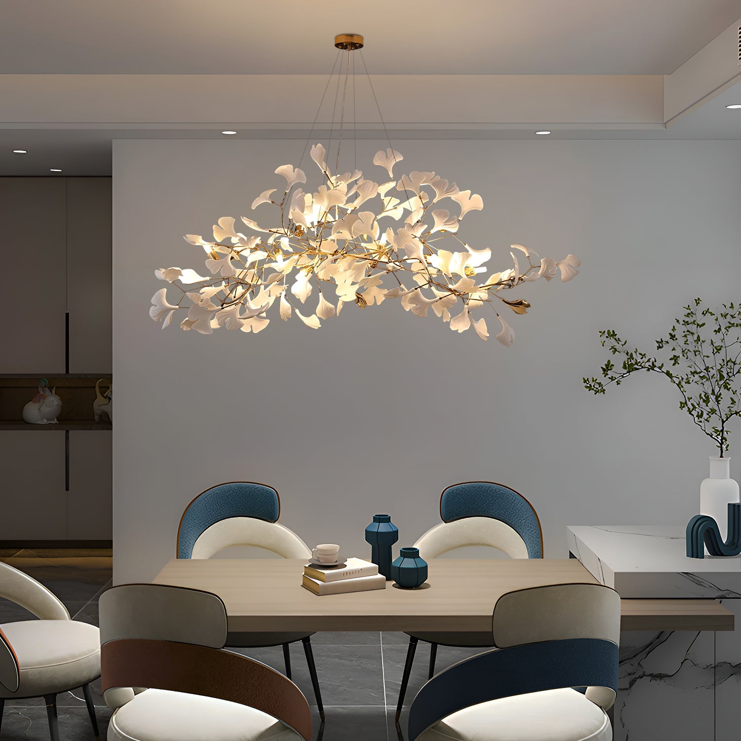 Gingko Chandelier N