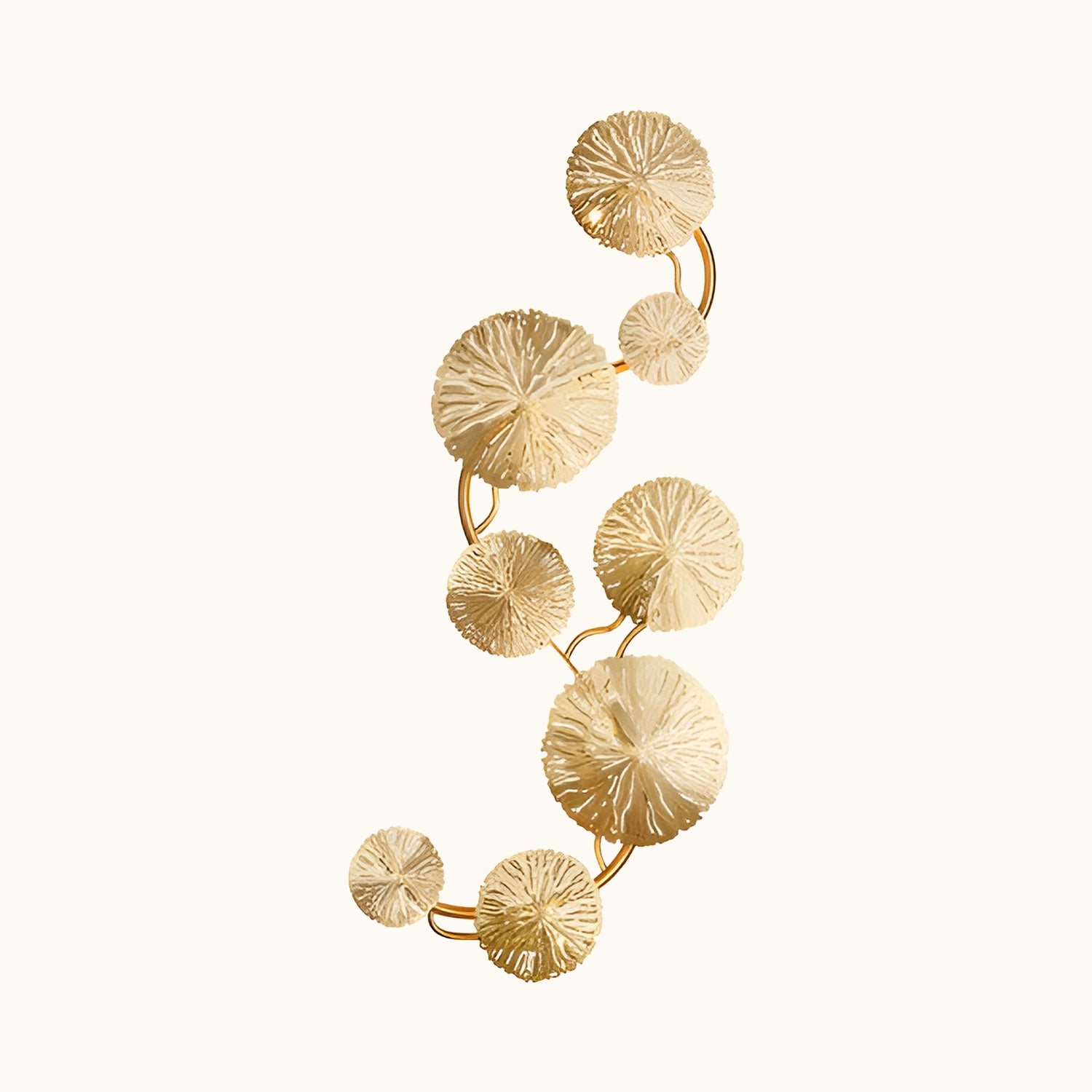 Golden Flora Radiance Sconce