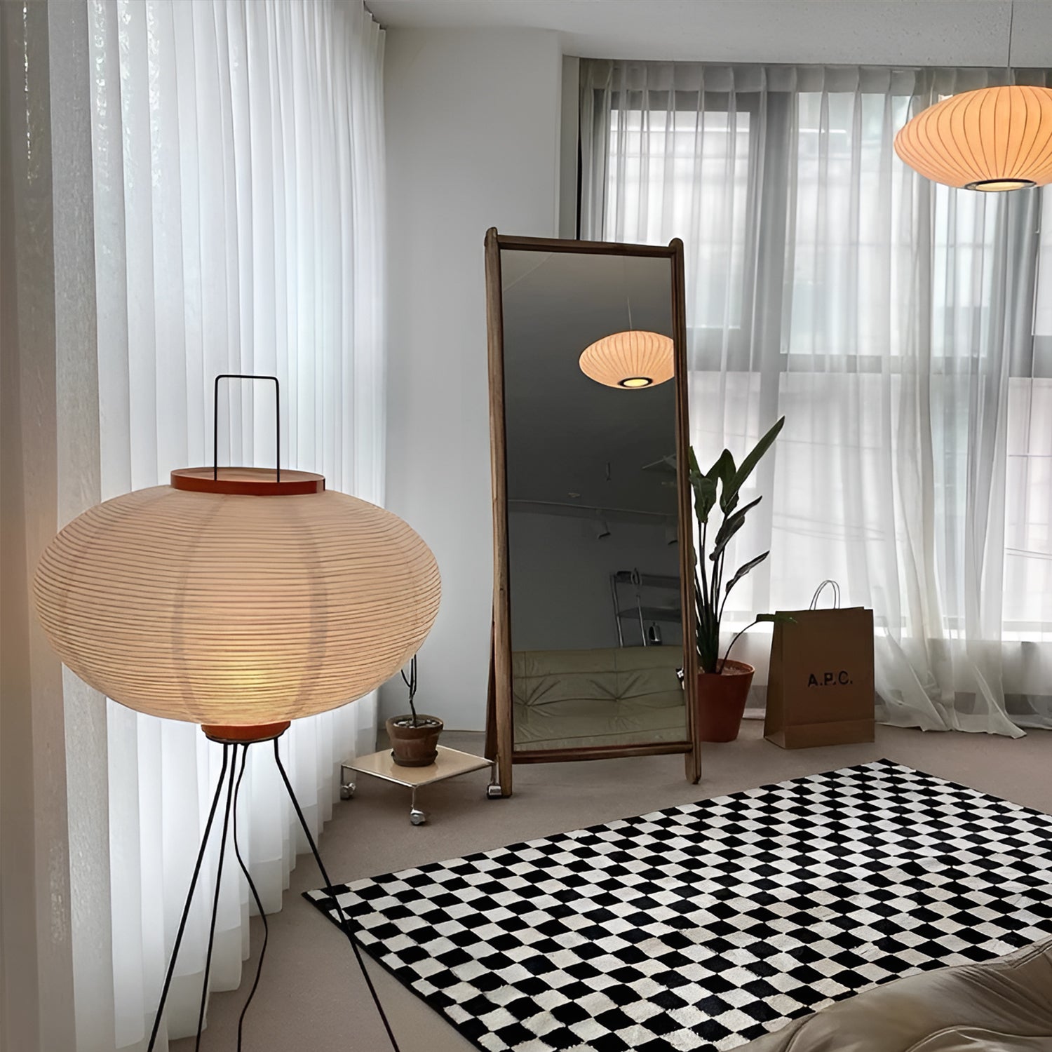 Rice Paper Floor Lamp