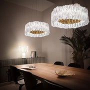 Accordeon Chandeliers - SilverWave Pendant Light