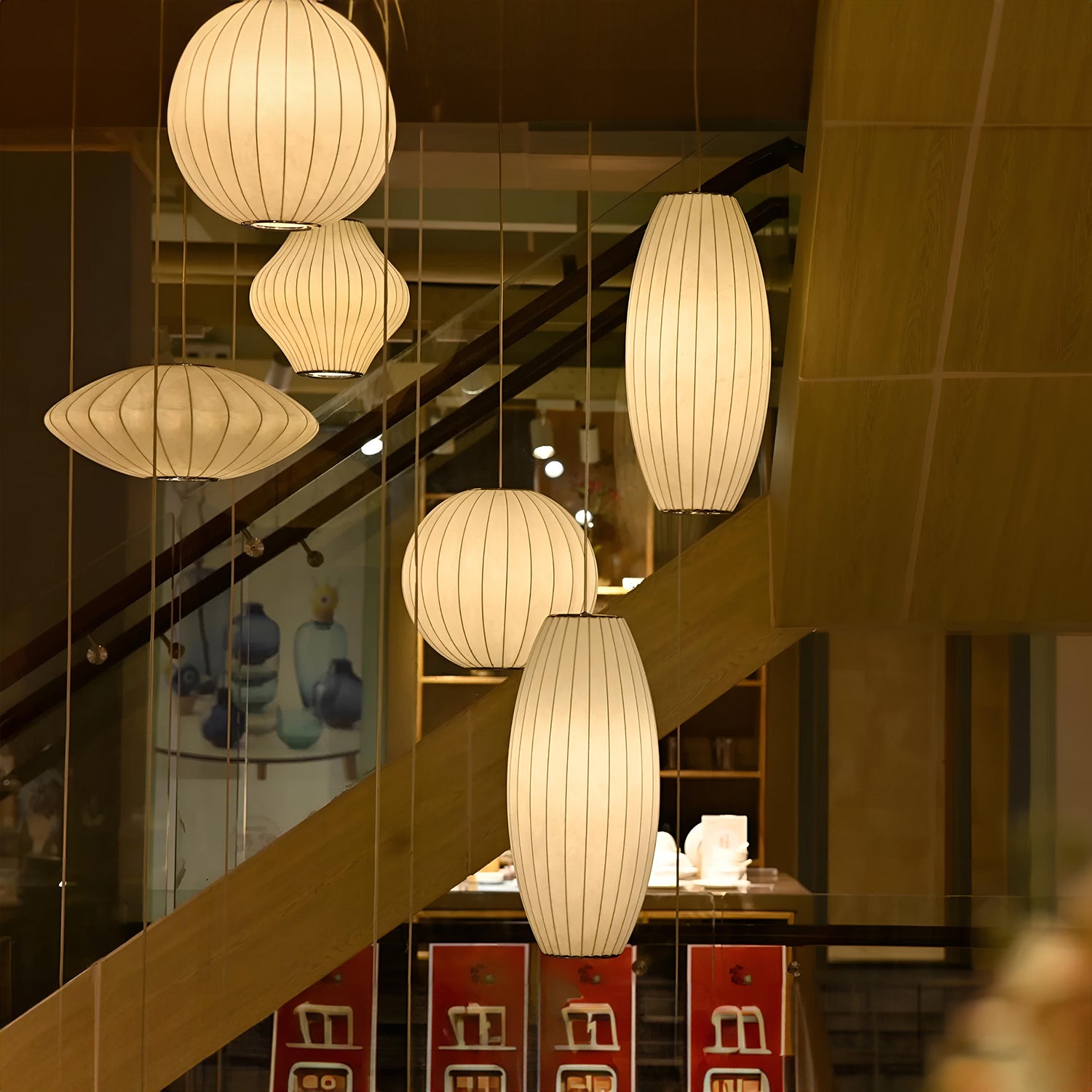 Bubble Plastic Spray Pendant Lamp