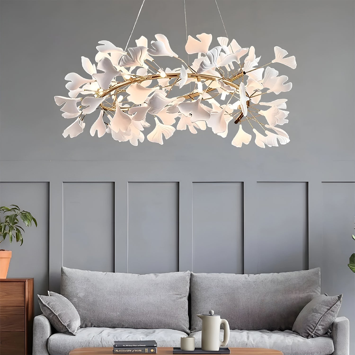 Gingko Chandelier U