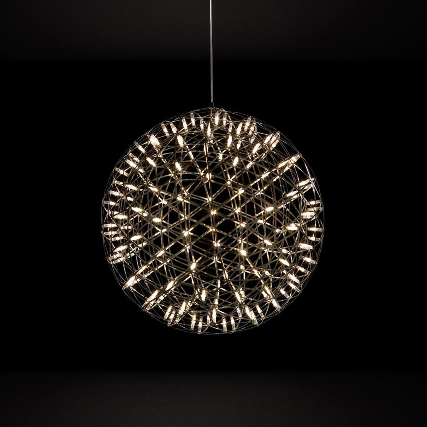 Silver Spark Ball Pendant Light