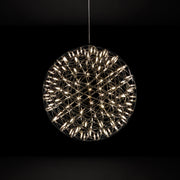 Silver Spark Ball Pendant Light