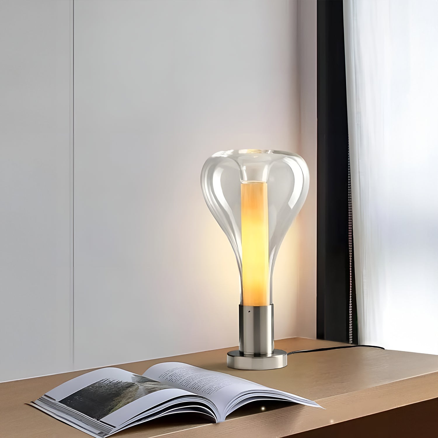 ERIS Table Lamp - Warmth Within Sculptural Lamp