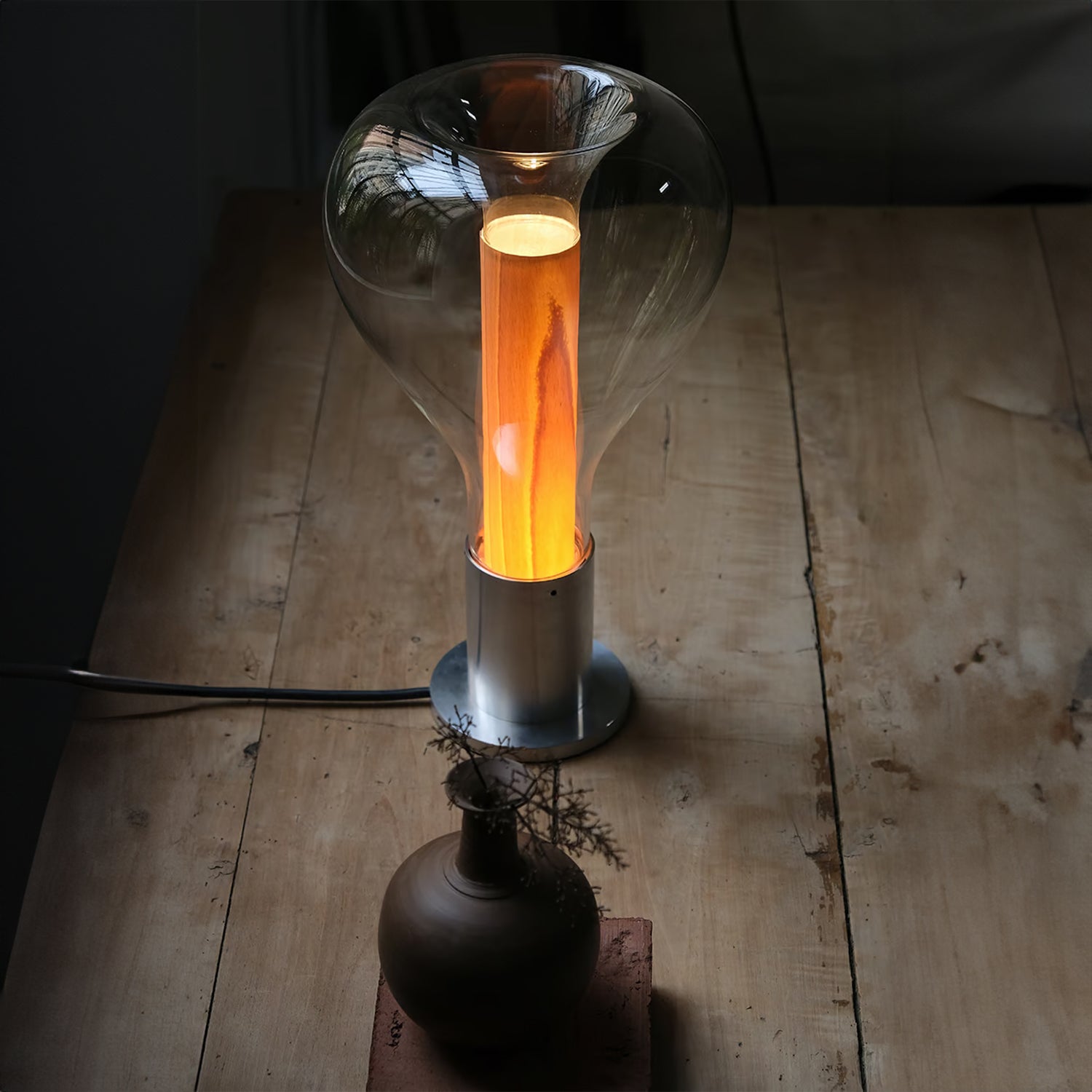 ERIS Table Lamp - Warmth Within Sculptural Lamp