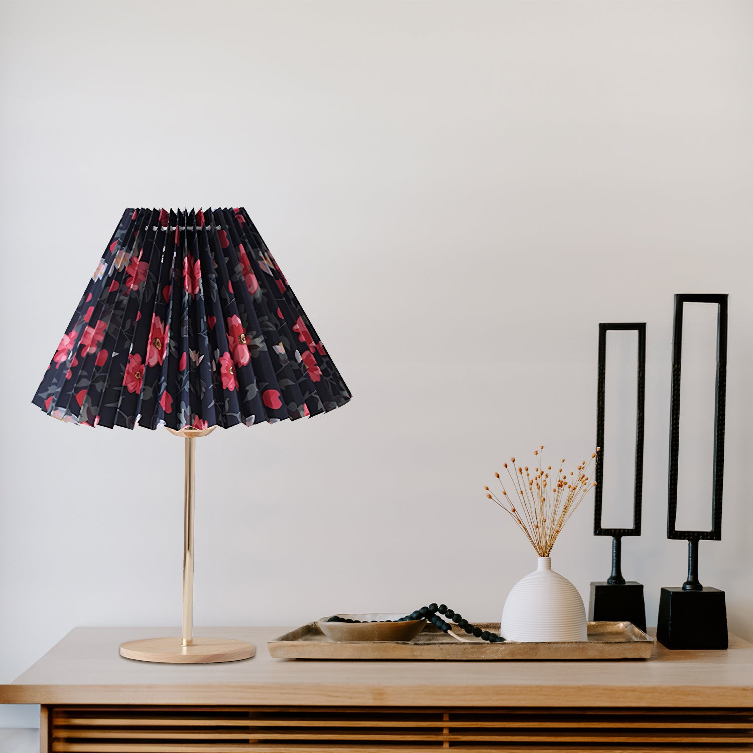 Blossom Pleat Accent Table Lamp