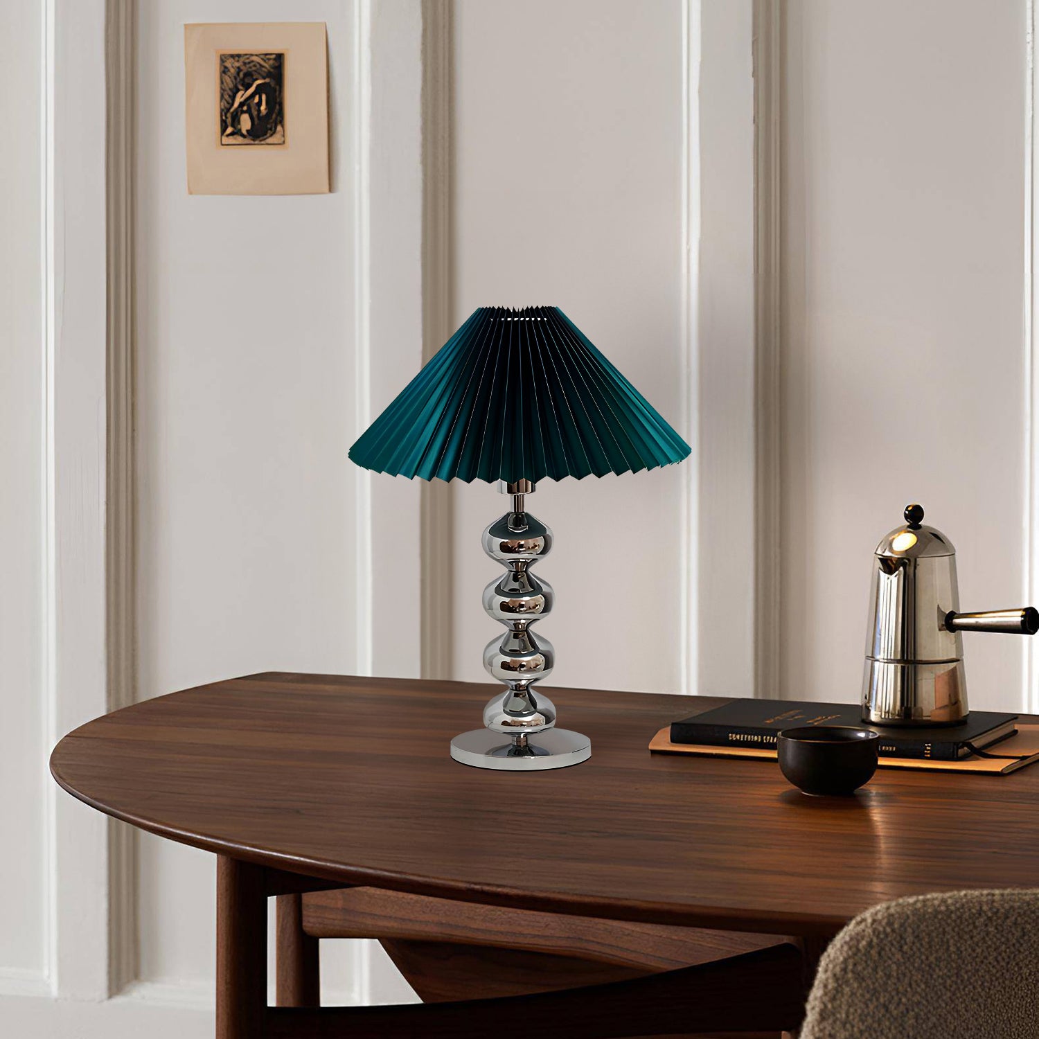 Sleek Sphere Stacked Table Lamp